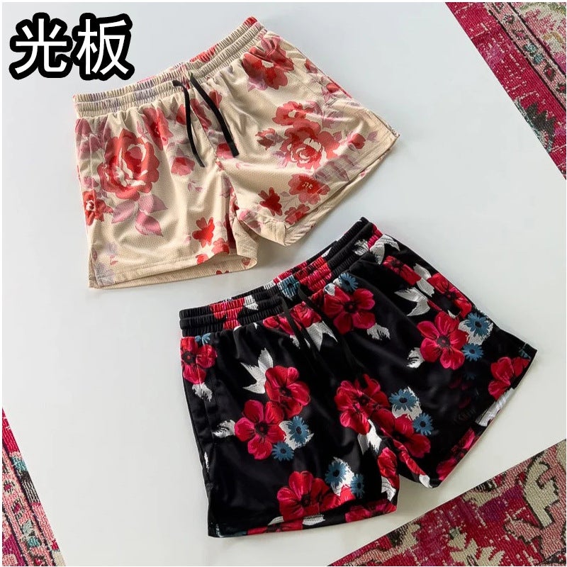 Summer American Sports Basketball Shorts Men'S But Knee Fitness Running Casual Sports Quarter Pants - Image 3